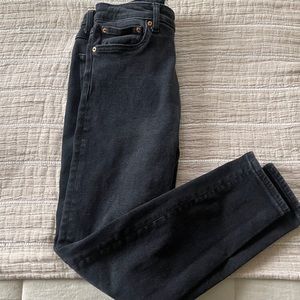 ZARA high waisted black Jeans